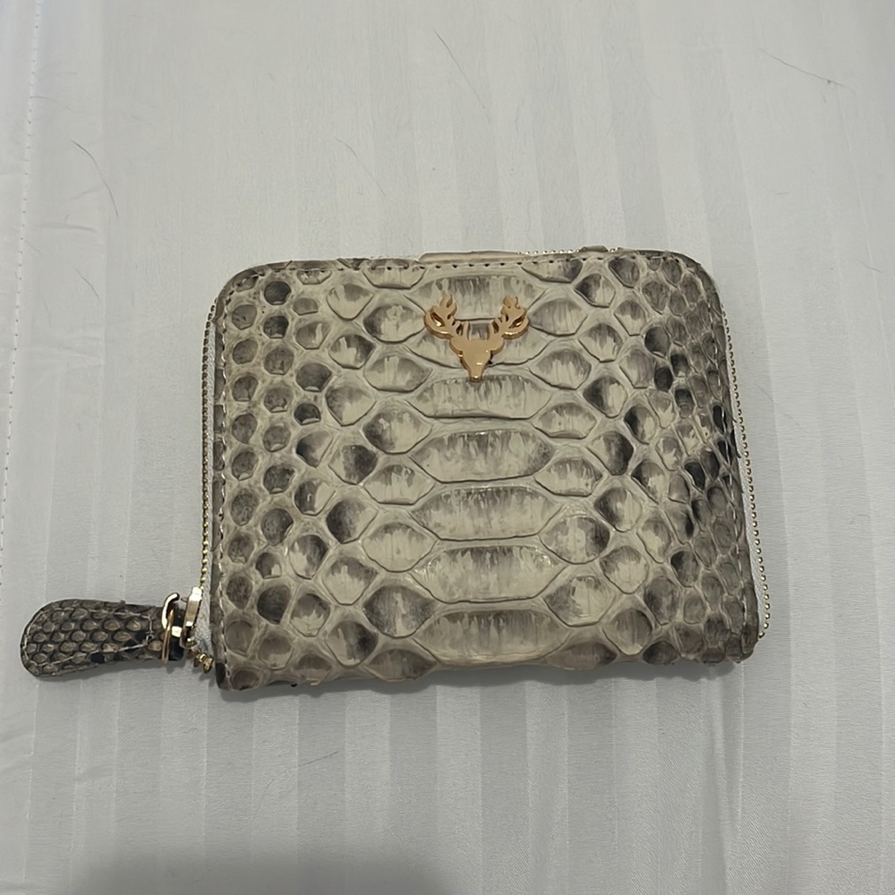 Taxidermy Snakeskin Wallet